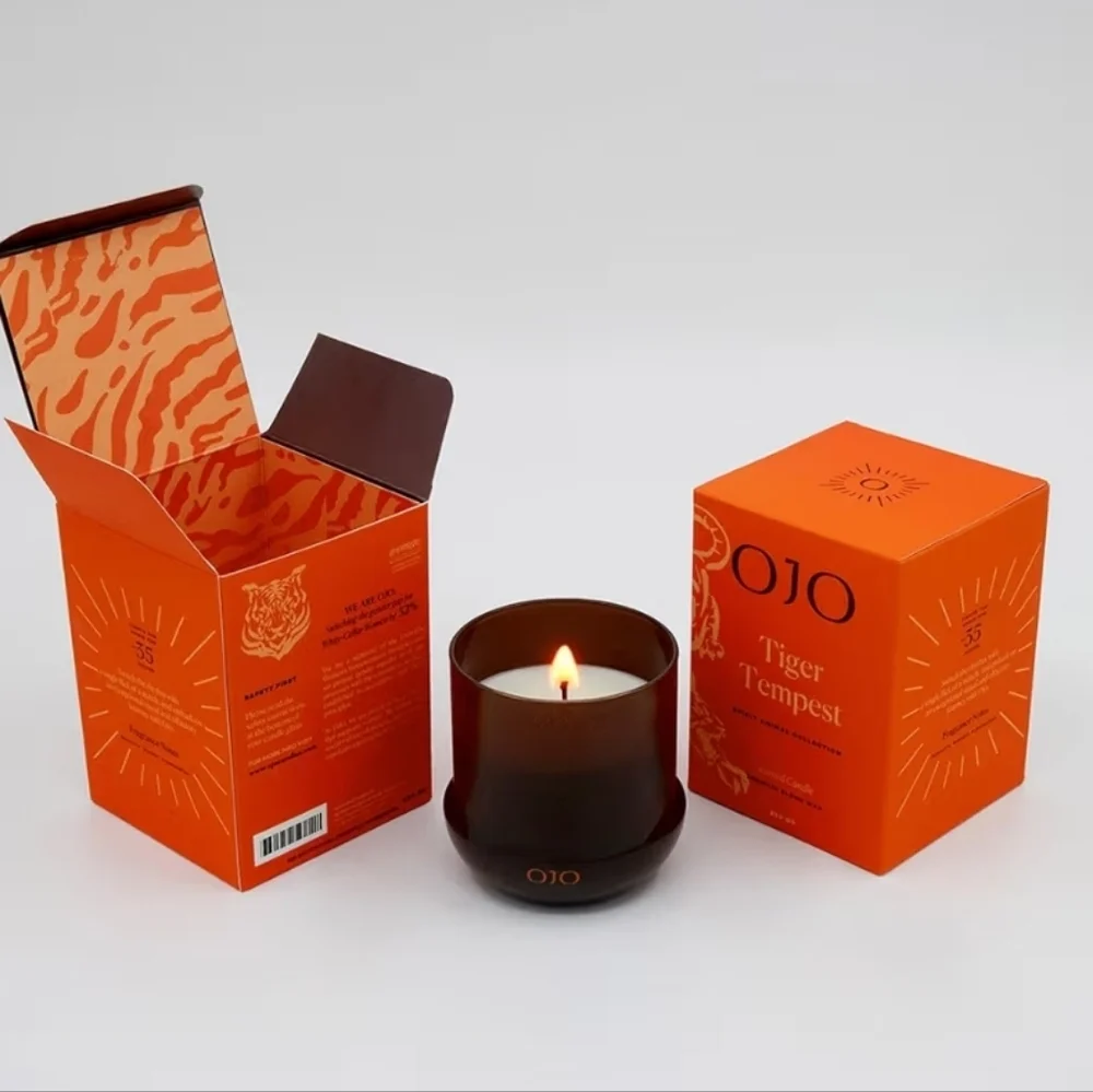 OJO Tiger Tempest Scented Candle – 7.8 oz Jar Candle